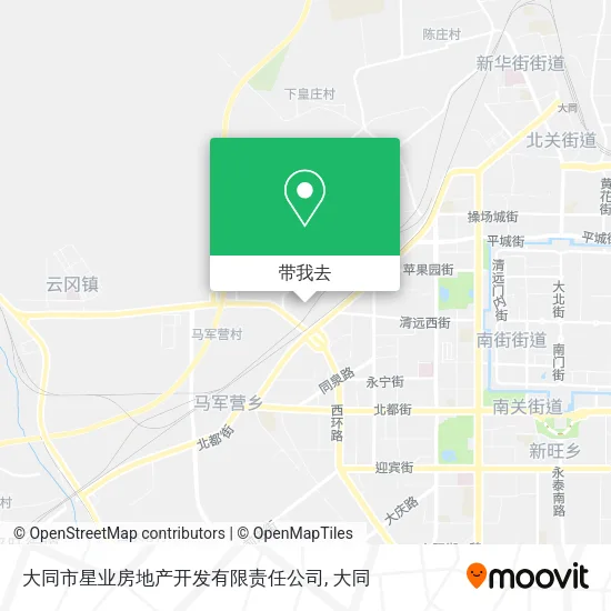 大同市星业房地产开发有限责任公司地图