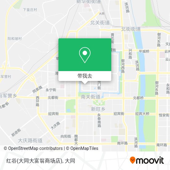 红谷(大同大富翁商场店)地图