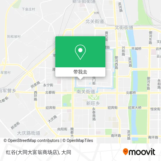 红谷(大同大富翁商场店)地图