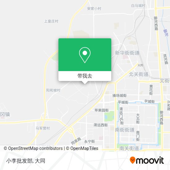 小李批发部地图