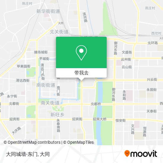 大同城墙-东门地图