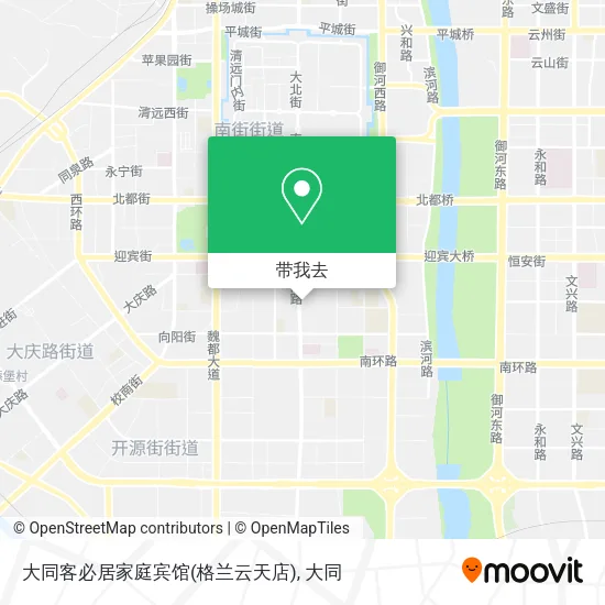 大同客必居家庭宾馆(格兰云天店)地图