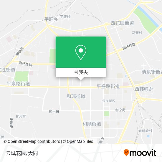 云城花园地图