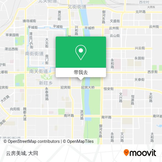 云房美城地图