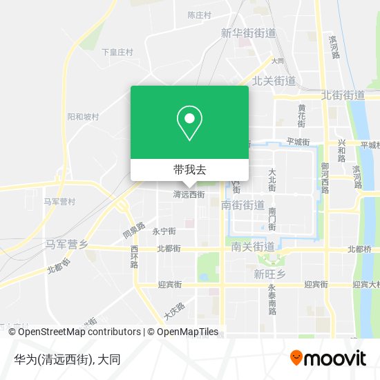 华为(清远西街)地图