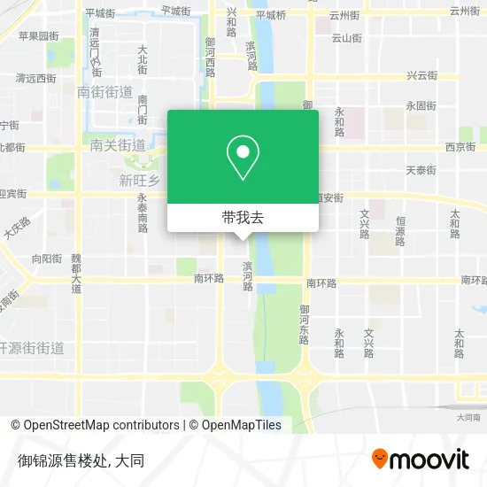 御锦源售楼处地图