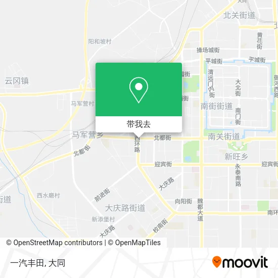 一汽丰田地图