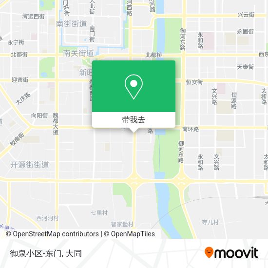 御泉小区-东门地图