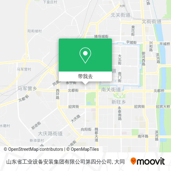 山东省工业设备安装集团有限公司第四分公司地图