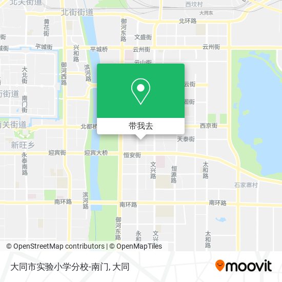大同市实验小学分校-南门地图