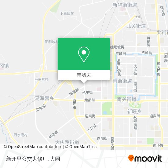 新开里公交大修厂地图