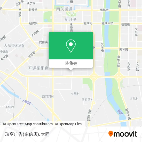 瑞亨广告(东信店)地图