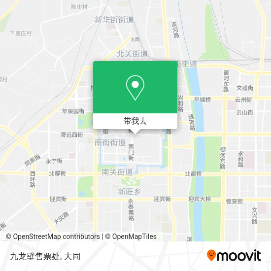 九龙壁售票处地图