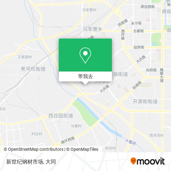 新世纪钢材市场地图