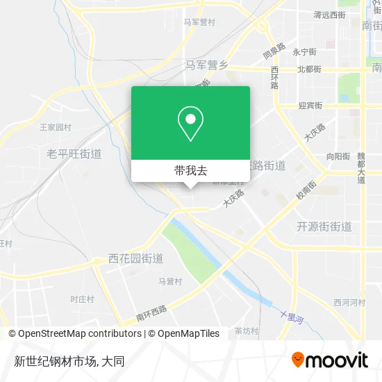 新世纪钢材市场地图