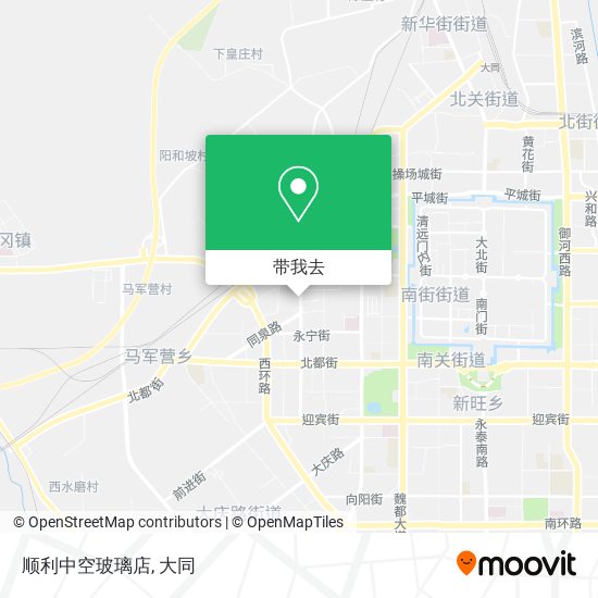 顺利中空玻璃店地图