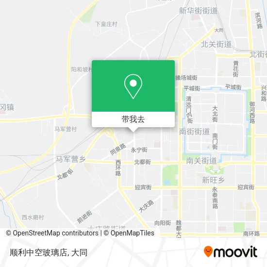 顺利中空玻璃店地图