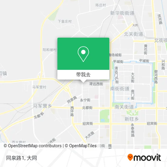 同泉路1地图