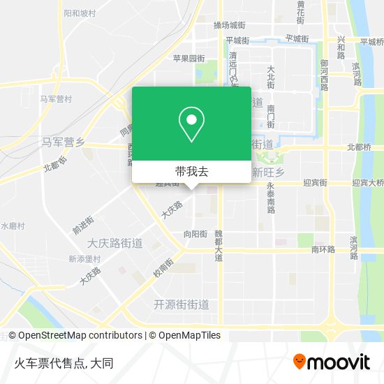 火车票代售点地图