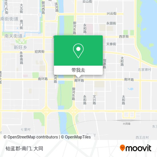 铂蓝郡-南门地图