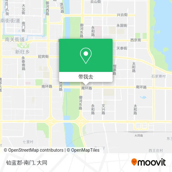 铂蓝郡-南门地图
