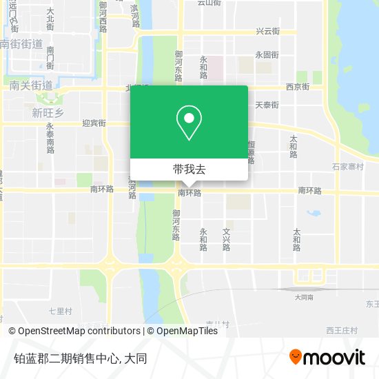 铂蓝郡二期销售中心地图
