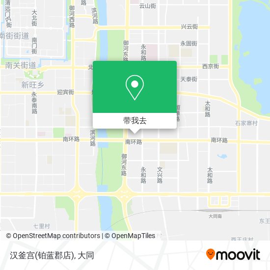汉釜宫(铂蓝郡店)地图