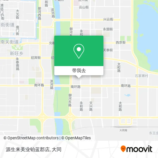 源生来美业铂蓝郡店地图
