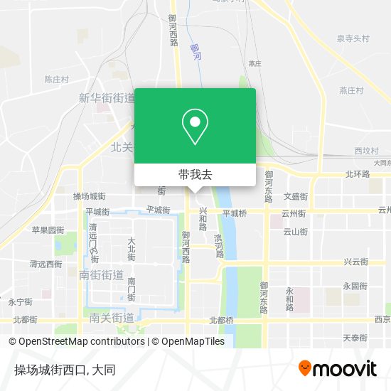 操场城街西口地图