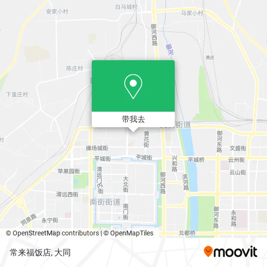 常来福饭店地图