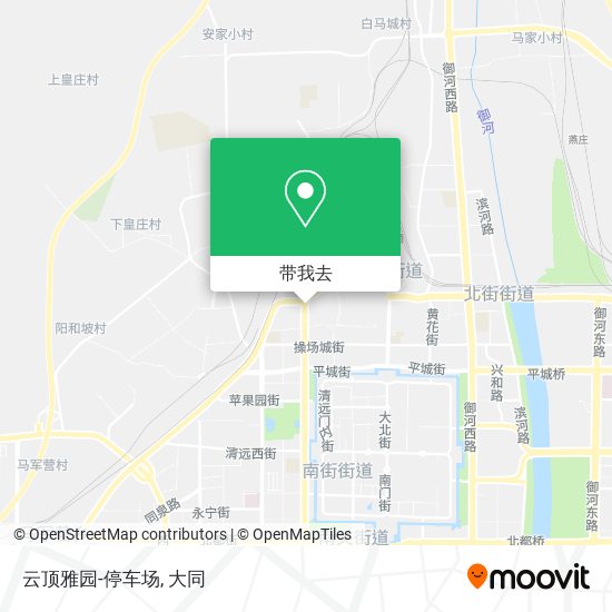 云顶雅园-停车场地图