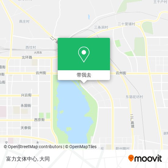 富力文体中心地图