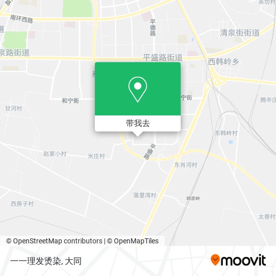 一一理发烫染地图