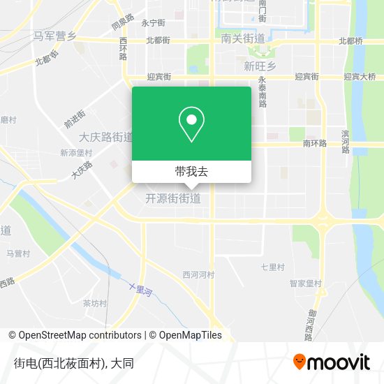 街电(西北莜面村)地图