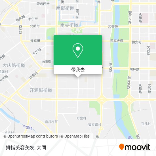 拇指美容美发地图