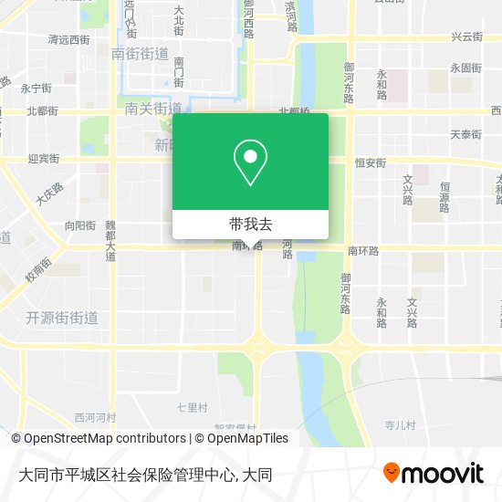 大同市平城区社会保险管理中心地图