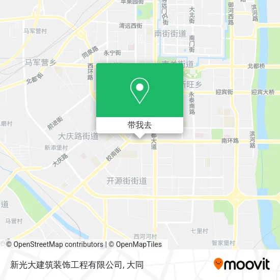 新光大建筑装饰工程有限公司地图