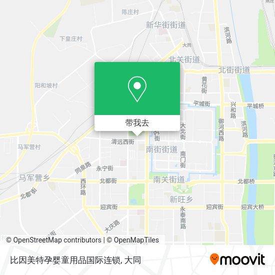 比因美特孕婴童用品国际连锁地图