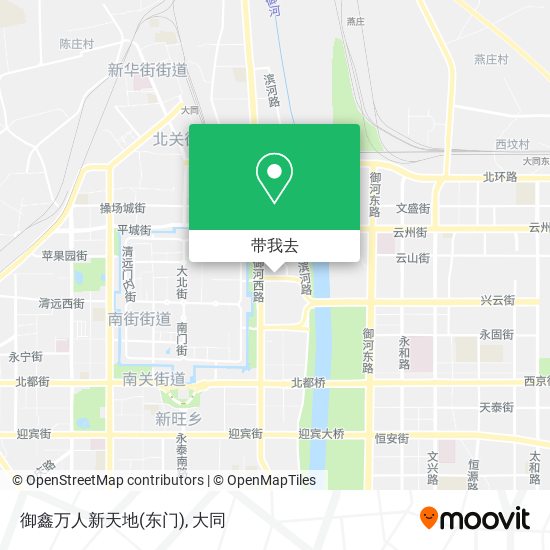 御鑫万人新天地(东门)地图