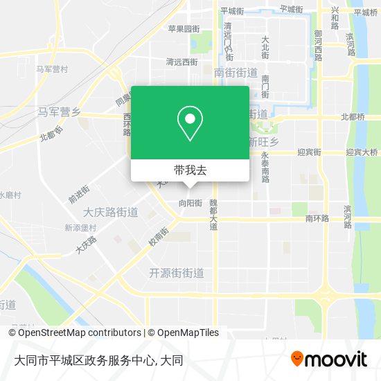 大同市平城区政务服务中心地图