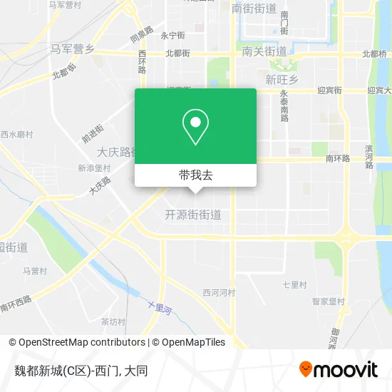 魏都新城(C区)-西门地图