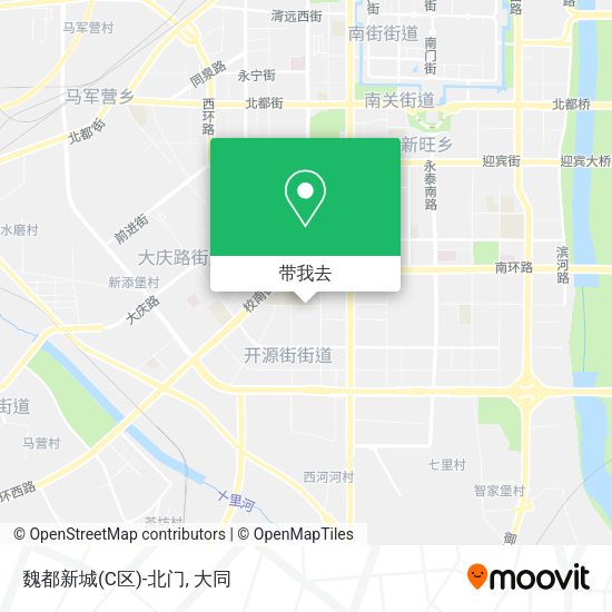 魏都新城(C区)-北门地图