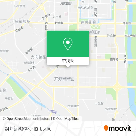 魏都新城(C区)-北门地图