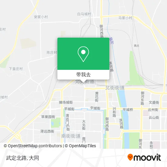 武定北路地图