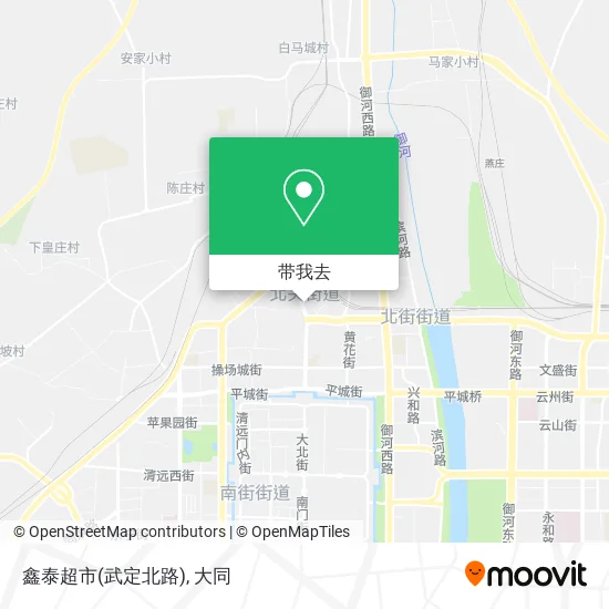 鑫泰超市(武定北路)地图