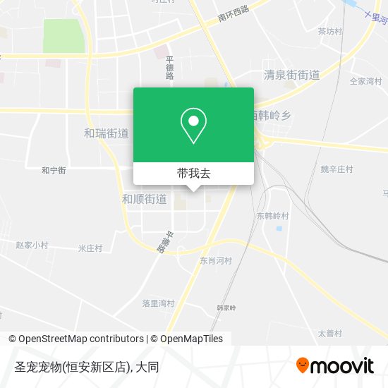 圣宠宠物(恒安新区店)地图