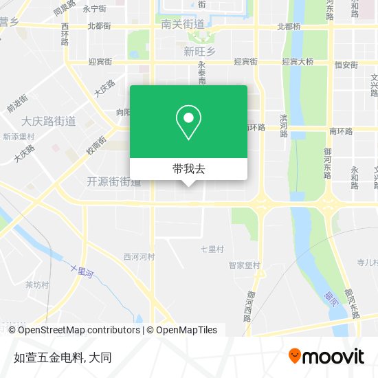 如萱五金电料地图