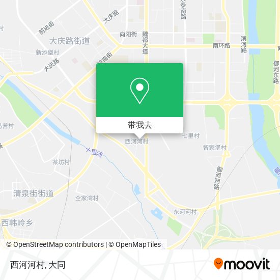 西河河村地图