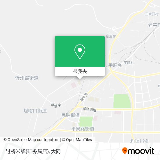 过桥米线(矿务局店)地图