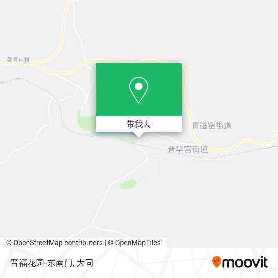 晋福花园-东南门地图